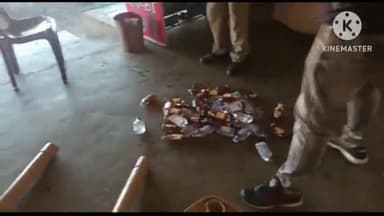हुज़ूर: आबकारी विभाग टीम ने गांधीनगर में ढ़ाबे पर की छापेमार कार्रवाई, काफी मात्रा में बरामद हुई देसी शराब