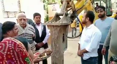 जोधपुर: CHB क्षेत्र में सूरसागर विधायक सूर्यकांता व्यास ने सड़क निर्माण कार्य का किया शिलान्यास