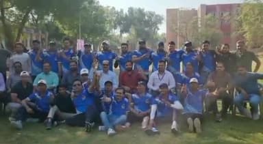 जोधपुर: मेडिकल कॉलेज में एमजीएच टाइगर्स ने एमडीएम मास्टर ब्लास्टर को हराकर किया क्वार्टर फाइनल में प्रवेश