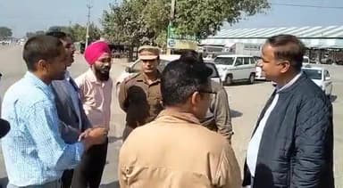 करनाल: सेक्टर-3 अनाज मंडी का डीसी व एसपी ने किया दौरा, ग्रह मंत्री अमित शाह के 14 फ़रवरी के कार्यक्रम को लेकर बनाई रूप रेखा