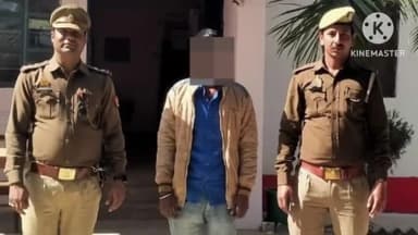 प्रतापगढ़: टिकरी मोड़ के पास मान्धाता पुलिस ने चेकिंग के दौरान दुष्कर्म में वांछित अभियुक्त किया गिरफ्तार भेजा जेल