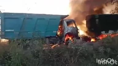 बुदनी: मोतलसिर में डंपर जलाने के मामले में पुलिस ने 15 आरोपियों पर किया केस दर्ज, दो आरोपी हुए गिरफ्तार