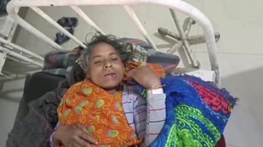 बड़ागांव धसान: सुक्कनपपुरा गांव में लड़ईया जानवर के काटने से महिला घायल, जिला अस्पताल में भर्ती