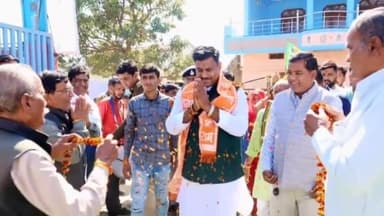 हुज़ूर: भाजपा विधायक रामेश्वर शर्मा ने बकानिया में किया नाली निर्माण कार्य का लोकार्पण