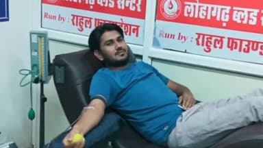 रक्तदाता मगन मीणा ने रक्तदान करके बचाई मरीज की जान 
#todaynews #karauli #bharatpur #help #maganmeena #suroth