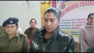 रोहतक: आईसी कॉलेज रोहतक में WWE रेसलिंग खिलाड़ी कविता दलाल ने कहा- मनचलों को सबक सिखाने के लिए लड़कियां बने आत्मनिर्भर