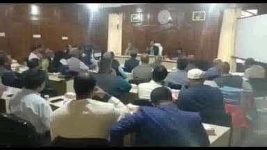 दरभंगा: मिथिला विश्वविद्यालय कुलपति प्रोफेसर एसके सिंह ने 4 विभाग के प्रोफाइल का किया अवलोकन