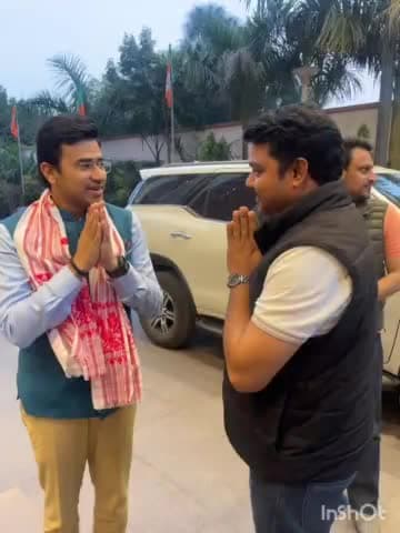 जैसलमेर: भाजयुमो के राष्ट्रीय कार्यकारिणी सदस्य आईदान सिंह ने राष्ट्रीय अध्यक्ष से दिल्ली में की मुलाकात, बैठक में लिया भाग