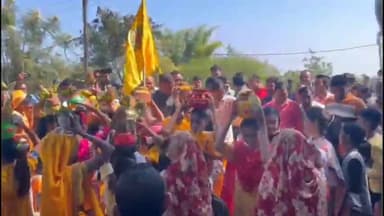 साईं खेड़ा: बम्होरी में आयोजित गजरथ महोत्सव में शामिल हुए विधायक जालम सिंह पटेल