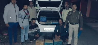नगरोटा सूरियां: नाकाबंदी में नगरोटा सूरियां पुलिस ने कार से 11 पेटी अवैध शराब पकड़ी, मामला दर्ज