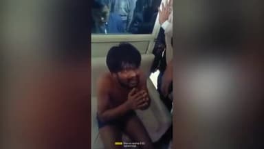 इंदौर: हीरा नगर थाना क्षेत्र में शादी समारोह से मोबाइल चोरी करने वाले आरोपी को लोगों ने पकड़कर किया पुलिस के हवाले