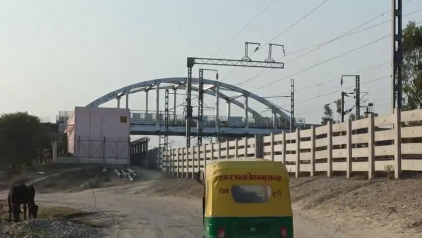 कानपुर: Kuchh Aisa model taiyar ho raha hai jhinjhak ka over bridge taiyar hone Mein Sal 6 mahine #इन्वेस्टर्स_समिट  #मोदी