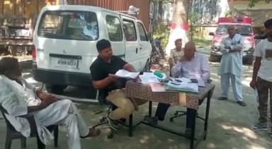 सरैया: सीओ नारायण बैठा द्वारा सरैया थाने में जनता दरबार का किया गया आयोजन, 10 मामलों का हुआ निपटारा