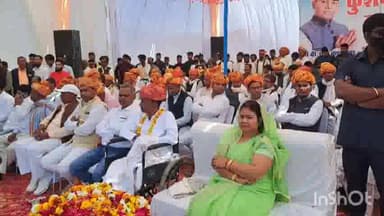 धौलपुर: मेला ग्राउंड में विधायक शोभारानी कुशवाह ने बुलाई कुशवाहा समाज की महा पंचायत