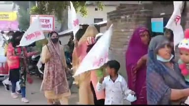 हमीरपुर: हमीरपुर में नशा मुक्ति और दहेज मुक्त विवाह का सन्देश देते हुये निकाली गई जन चेतना रैली