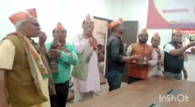 धौलपुर: भाजपा कार्यालय पर नेता प्रतिपक्ष गुलाबचंद कटारिया के राज्यपाल बनने पर जताई खुशी