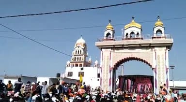 @bilaspur #kapal mochan m guru ravidass ji ki Jayanti ke uplaksh m shobha yatra