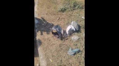 किच्छा उधमसिंह नगर रुद्रपुर बाईपास बाईक सवार को ट्रक ने मारी टक्कर #imrankhannews #news