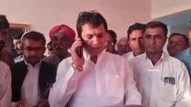 केंद्रीय मंत्री कैलाश चौधरी को आया गुस्सा,मुझे माला पहनाई इसलिए टीचर को एपीओ किया...?? #kailashchoudhary #manojbaytu