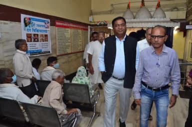 राजनांदगांव: कलेक्टर ने उदयाचल धर्माथ नेत्र चिकित्सालय राजनांदगांव का किया निरीक्षण