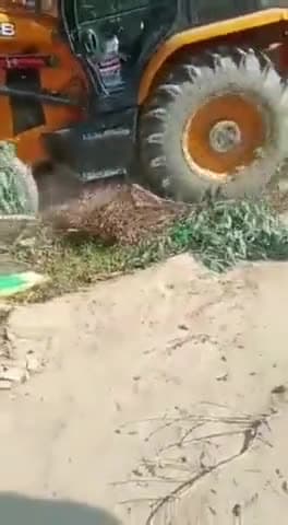 Trigger Warning- Disturbing Visual

यूपी: प्रशासन बुलडोजर लेकर गरीब की झोपड़ी  गिराने आया.
झोपड़ी के अंदर मां-बेटी ने खुद को आग के हवाले कर दिया.