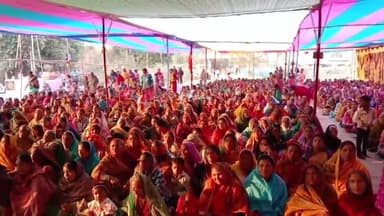 परबत्ता: डुमरिया बुजुर्ग में सात दिवसीय श्रीमद्भागवत कथा ज्ञान महायज्ञ के तीसरे दिन उमड़ी श्रद्धालुओं की भीड़