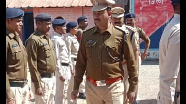 बेमेतरा: एएसपी ने साजा थाने का किया वार्षिक निरीक्षण, व्यवस्थाओं की ली जानकारी