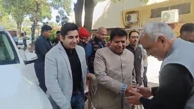 पंचकूला: इंडस्ट्री एरिया में पंचकूला चेंबर ऑफ कॉमर्स एंड इंडस्ट्री के बजट पर चर्चा कार्यक्रम में पहुंचे विधानसभा अध्यक्ष