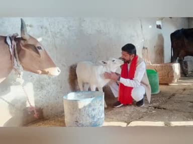 सोनू भाई के गौशाला में❤️