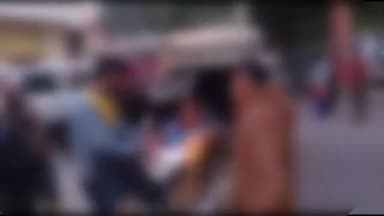 धनौरा: मंडी धनौरा रोड स्थित गांव शकर थली के पास तेज रफ्तार बाइक सवार युवक ने दो को मारी टक्कर