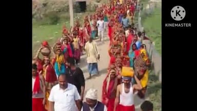 परबत्ता: भरतखंड में श्रीराम कथा महायज्ञ को लेकर 108 कुंवारी कन्याओं ने निकाली भव्य कलश शोभायात्रा यात्रा