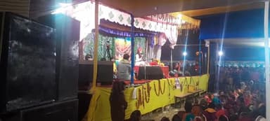 Bhatchak जमुई में श्री श्री 108 श्री मद भग्बत katha का सातवाँ वाँ दिन के साथ किशौरी गौरी प्रिया जी की पर्बचन से भगतों मे