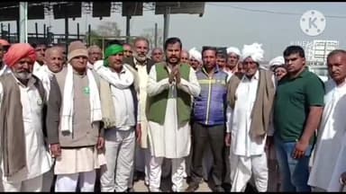 खरखौदा: उचित मुआवजे की मांग को लेकर पिपली टोल प्लाजा पर किसानों का धरना प्रदर्शन आज भी रहा जारी, रविवार को करेंगे महापंचायत