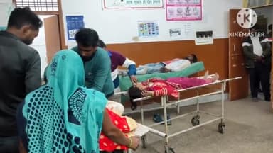 शिकोहाबाद: नेशनल हाइवे नौशहरा ओवरब्रिज के पास बाइक पलटने से बाइक सवार दो महिला व एक युवक हुआ घायल