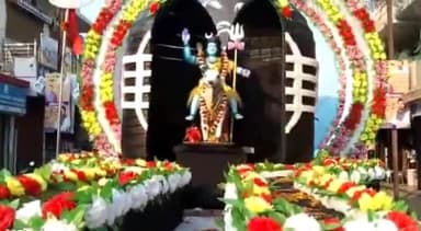 कुरूद: कुरूद नगर में महाशिवरात्रि पर भगवान शिव की निकाली गई भव्य झांकी