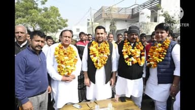 सोनीपत: वार्ड-14 में विधायक सुरेंद्र पवार, मेयर निखिल मदान व पार्षद ने ₹1 करोड़ के विकास कार्यों की दी सौगात