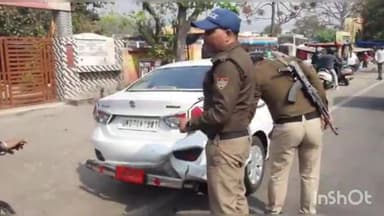 हरिद्वार: रानीपुर मोड़ के पास विशाल मेगा मार्ट के सामने SSP की कार से टकराने से स्कूटी सवार हुआ घायल