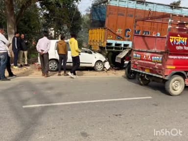 नूरपुर: राष्ट्रीय राजमार्ग पर रेहन में कार दुर्घटना में एक महिला की हुई मौत