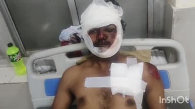 लाडपुरा: मेहमानों को स्टेशन छोड़ कर आ रहे नयापुरा निवासी युवक की अदालत चौराहे पर ब्रेकर पर दुर्घटनाग्रस्त हुई बाइक, गंभीर घायल