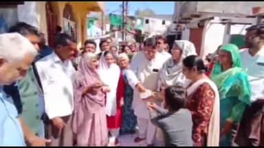 हुज़ूर: वार्ड क्र॰-24 के गावल मोहल्ले में लगभग 4.50 लाख रुपए के विकास कार्यों का कांग्रेस के विधायक पीसी शर्मा ने किया भूमि पूजन