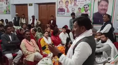 बहराइच: कांग्रेस भवन पहुंचे कांग्रेस कमेटी के प्रदेश अध्यक्ष बृजलाल खाबरी, हुआ जमकर स्वागत