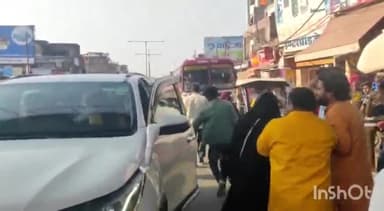 रायबरेली: बछरावां कस्बे के चौराहे पर भाजपा प्रदेश प्रवक्ता का पार्टी कार्यकर्ताओं ने किया भव्य स्वागत