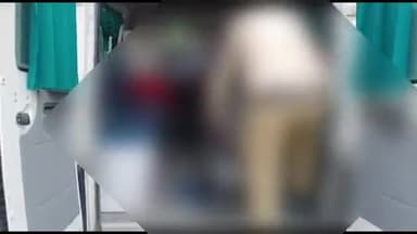 धनौरा: गजरौला हसनपुर रोड स्थित उमंग डेयरी के पास बाइक फिसलने से एक युवक हुआ बुरी तरह से घायल