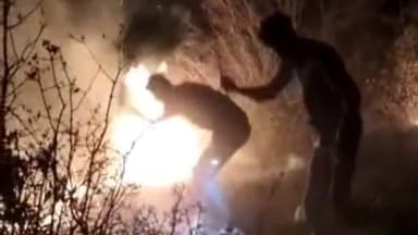 अलवर: सिरमोली के पहाड़ पर अज्ञात कारणों के चलते लगी आग, ग्रामीणों ने काफी मशक्कत के बाद आग पर पाया काबू