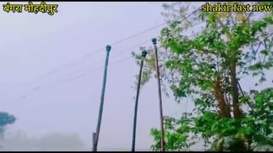 बांस का पोल लगा रहे 11 हजार तार में लोगों में दिखा आक्रोश #public_fact #shakirfastnewsn1