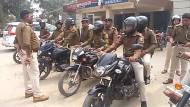 कहरा: बिहार पुलिस दिवस के मौके पर सहरसा सदर थाना पुलिस द्वारा निकाली गई जन सहभागिता मोटरसाइकिल रैली