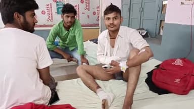 मथुरा: जाजमपट्टी के पास दो बाइकों में हुई टक्कर, एक युवक हुआ घायल