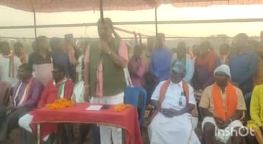 चेराकुर मेला मड़ई क्रिकेट प्रतियोगिता समापन में पहुंचे विधायक चंदन कश्यप