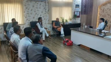 सागर नगर: विधायक प्रदीप लारिया ने DM से NH 934 से ग्रामीणों की संपत्ति अधिग्रहण करने पर मुआवजे के संबंध में की चर्चा