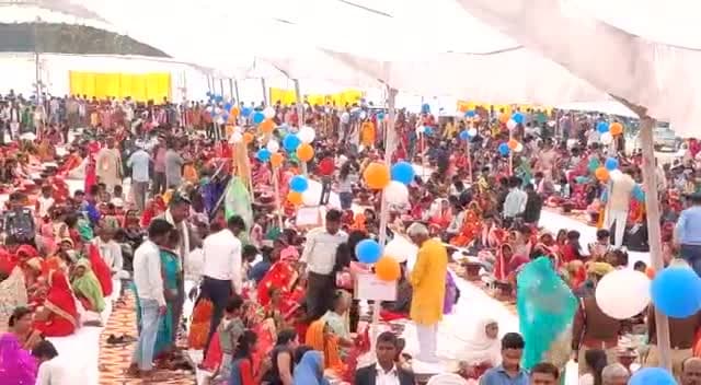 #देवरिया #महाराजा अग्रसेन कालेज परिसर में #सामुहिक #विवाह #कार्यक्रम का भव्य आयोजन👆